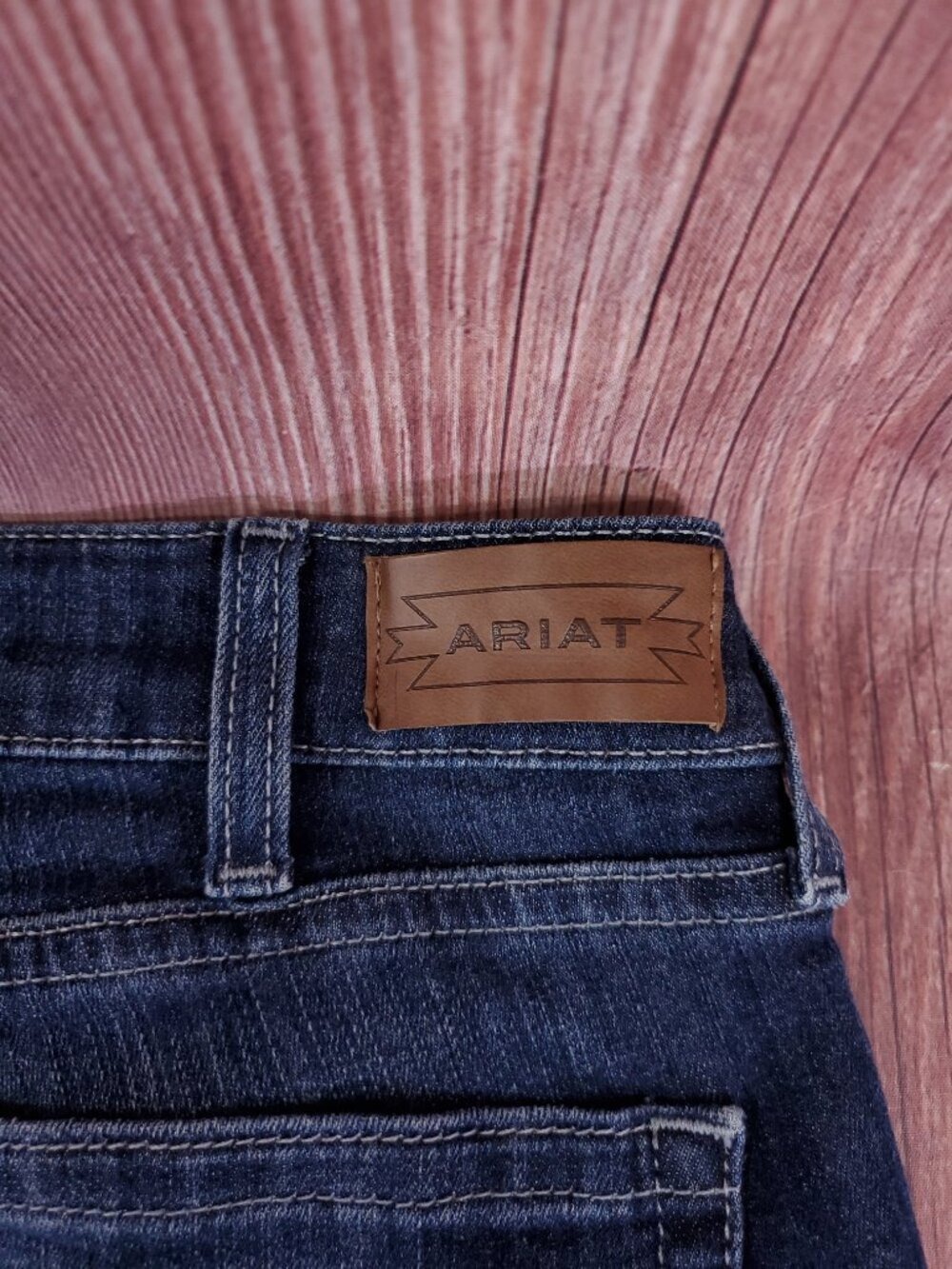 Ariat Chimayo Collection High Rise Flare Jeans Womens 31R Extreme Bell Bottom - Picture 7 of 16